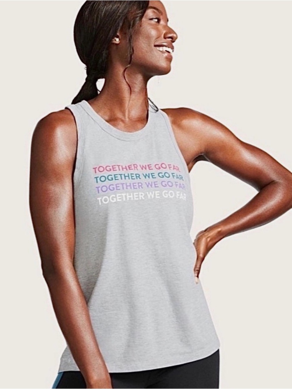 NWT Peloton Go-To Racerback together we go far Tank